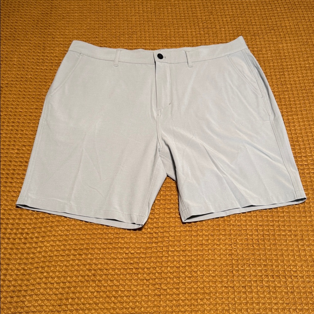 Free Fly Mens Breeze Shorts Size 36 Light Gray Lightweight Activewear Casual